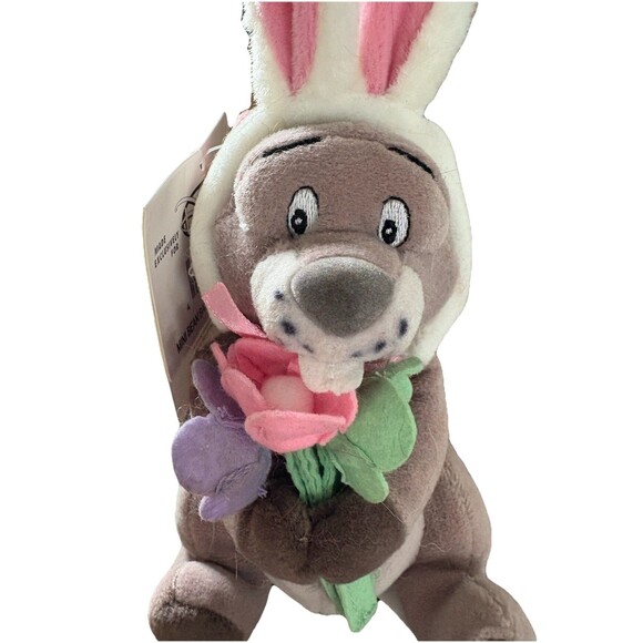 NWT The Disney Store GOPHER Easter Mini Bean Bag Winnie the Pooh 7" Plush Vtg - Picture 2 of 6